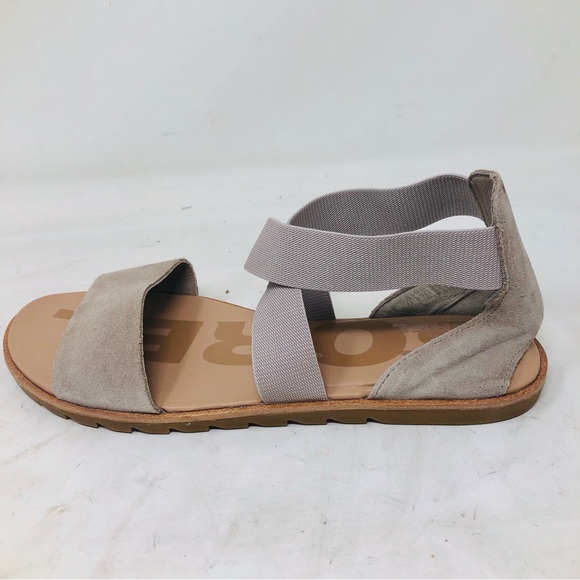 Sorel Shoes - Sorel Suede & Elastic Sandals